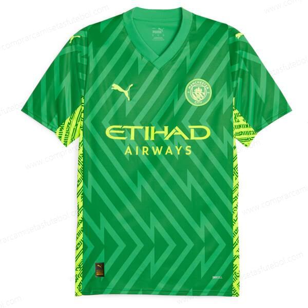 Camisa Manchester City Goleiro Camisas de futebol 23/24 – Verde